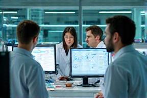 研究チームが実験室でモビリティデータを分析